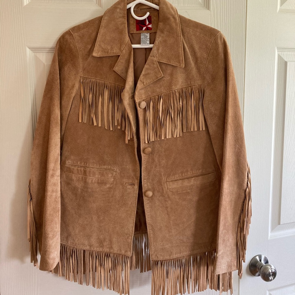 Ladies Suede Jacket Size S